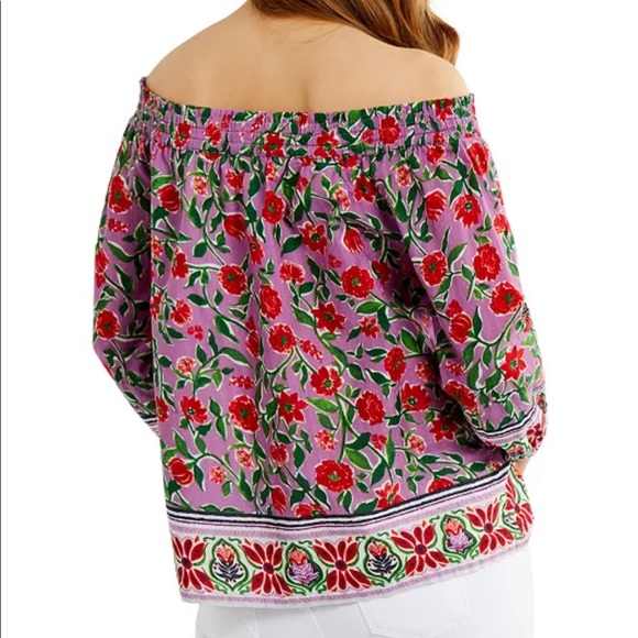 Off-The-Shoulder Maternity Top - Picture 2 of 4